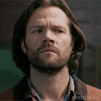 aborddelimpala supernatural sam winchester jared padalecki dont care GIF