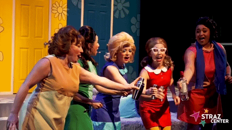 strazcenter giphygifmaker cheers musical theatre GIF