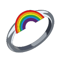 rainbow lgbt Sticker by HOKK FABRICA