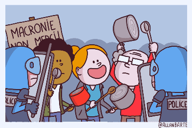 AllanBarte giphygifmaker giphygifmakermobile macron casserole GIF