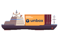 Delivery Box Sticker by Unbox PTY