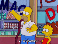bored homer simpson GIF