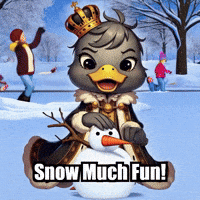 Snow Winter GIF by sirduckbeth