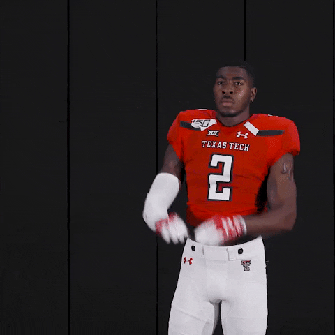 Texas Tech Red Raiders Football Reaction Pack GIF by Texas Tech Football