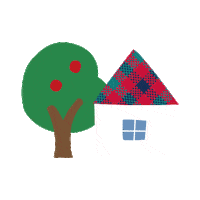 House Tree Sticker by familiar