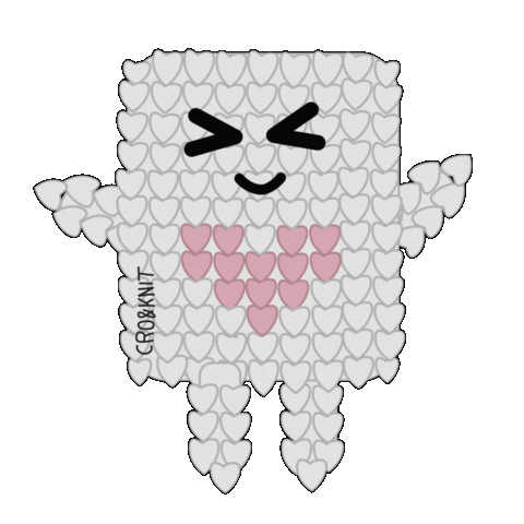happy dolls Sticker by CRO & KNIT