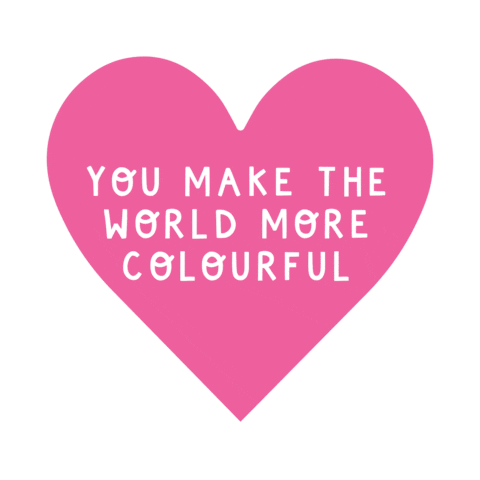 Rainbowlove You Are Wonderful Sticker