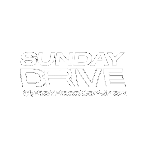 Rick Ross Sunday Drive Sticker by Rick Ross Car Show