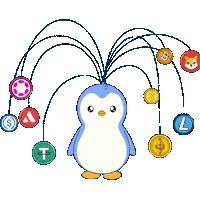 Crypto Penguin Sticker by Pudgy Penguins