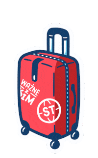 STwyjazdy travel suitcase stwyjazdy Sticker
