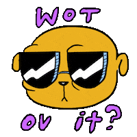 Dog What Sticker
