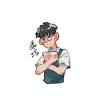 nihs__018 fanfan iswim martinwong Sticker