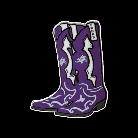 Horned Frogs University GIF by Pinned Pins