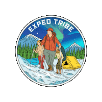 ExpedTribe_official switzerland hiking climbing schweiz Sticker