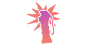 Flash Headshot Sticker by RUSH T
