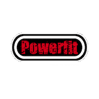 PowerfitNewTir fitness gym yoga spinning Sticker