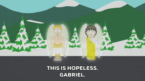 angels gabriel GIF by South Park 