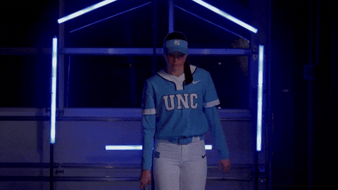 Serious Softball GIF by UNC Tar Heels