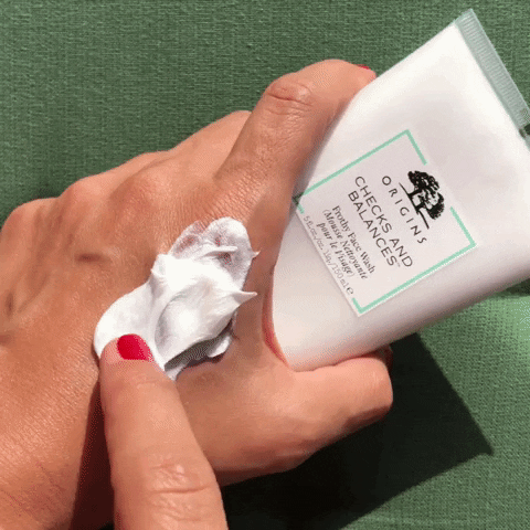 Origins Checks And Balances Frothy Face Wash GIF by Ejollify Beauty