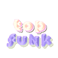 Typography Word Sticker
