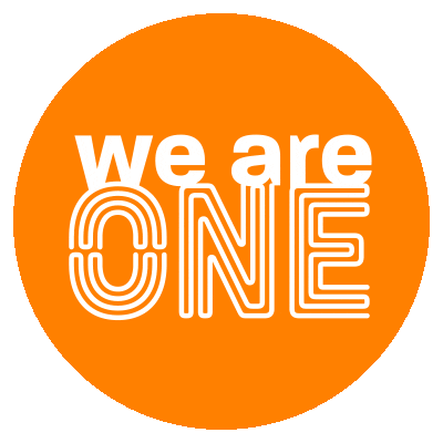 We Are One Sticker by Stockanotti