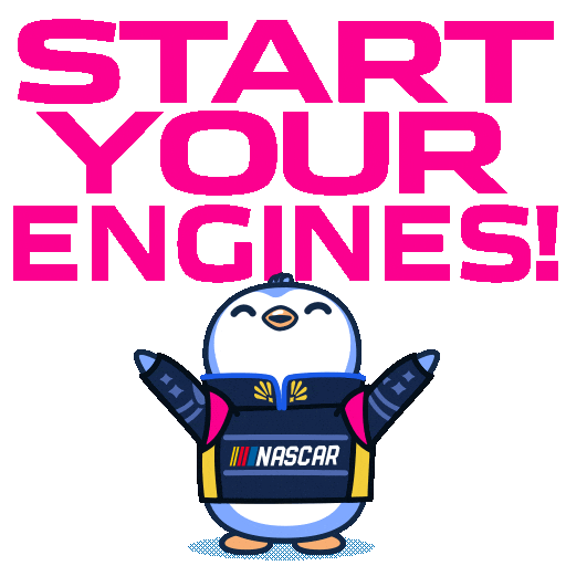 Lets Go Sticker by Pudgy Penguins