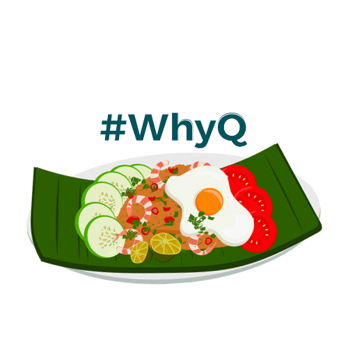 whyqsg giphyupload singapore hawker nasi goreng Sticker