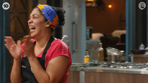 Happy Excited GIF by MasterChefAU
