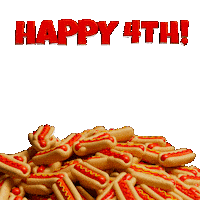 Hungry Independence Day Sticker by Evan Hilton