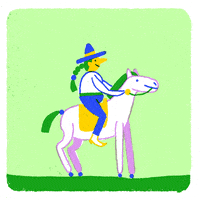 Illustration Horse GIF