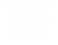 Thanks Thank You Sticker by jenny henderson studio