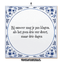 Humor Storm Sticker by Tegelspreuken.nl