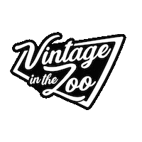 VintageintheZoo grand rapids michigan kalamazoo michigan vitz zoo flea Sticker