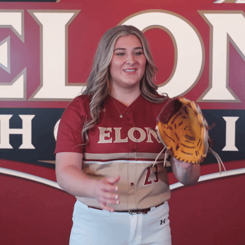 College Athletics Ncaa Softball GIF by Elon Phoenix