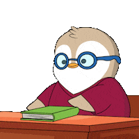 Book Read Sticker by Pudgy Penguins