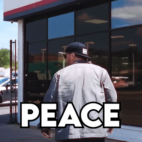 Justin_Turner giphyupload bye wave peace GIF