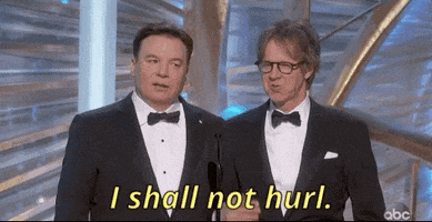 I Shall Not Hurl Mike Myers GIF by The Academy Awards
