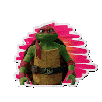 Turtle Cowabunga Sticker by Teenage Mutant Ninja Turtles Movie