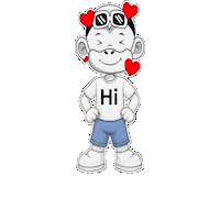 Te Amo Hello Sticker by Zhot