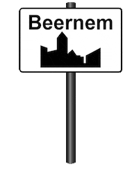 Gemeente_Beernem transparant lokaal kooplokaal beernem Sticker