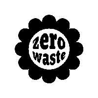 No Waste Sticker by Zero Waste Store