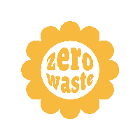 No Waste Sticker by Zero Waste Store