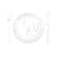 JuttaLuukkonenDesign restaurant knife plate fork Sticker