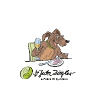 Dog Eating Sticker by Dr. Ziegler's Naturfutterlädchen