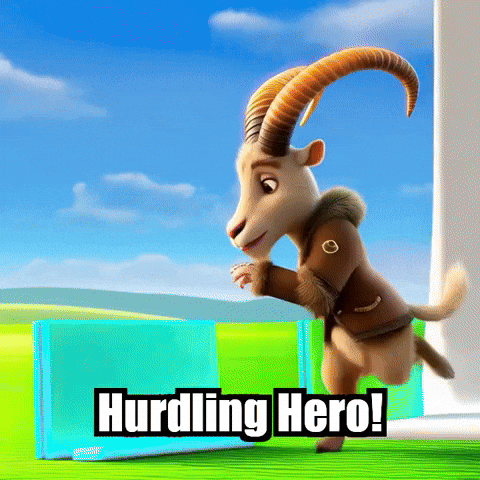 Olympics Hurdles GIF by Radiantelope