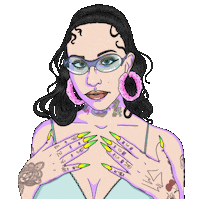 lagoonychonga miami 305 chongafied chonga Sticker