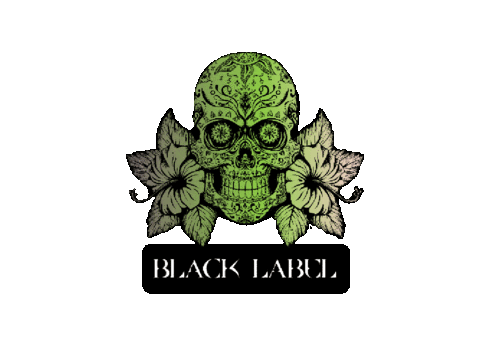 Black Label Champagne Sticker by justservice