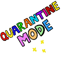 baltart quarantine mode quarentena baltart Sticker