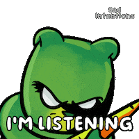 Listen Go On Sticker by VeeFriends