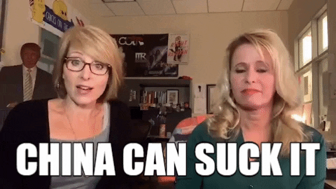 China Mock And Daisy GIF by Chicks on the Right